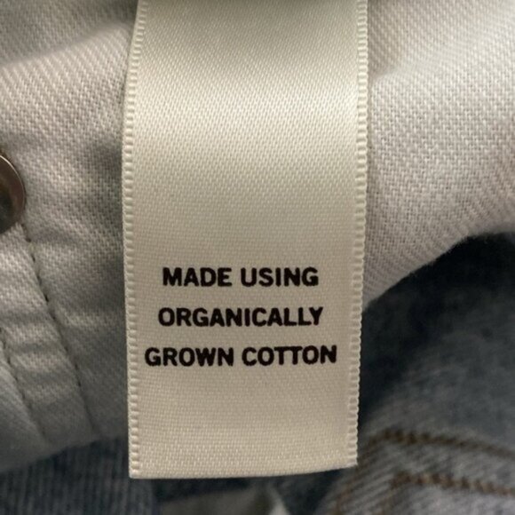 AGOLDE Straight Leg Organic Cotton Jeans 23 Blue Vintage Wash High Rise Denim - Picture 7 of 11